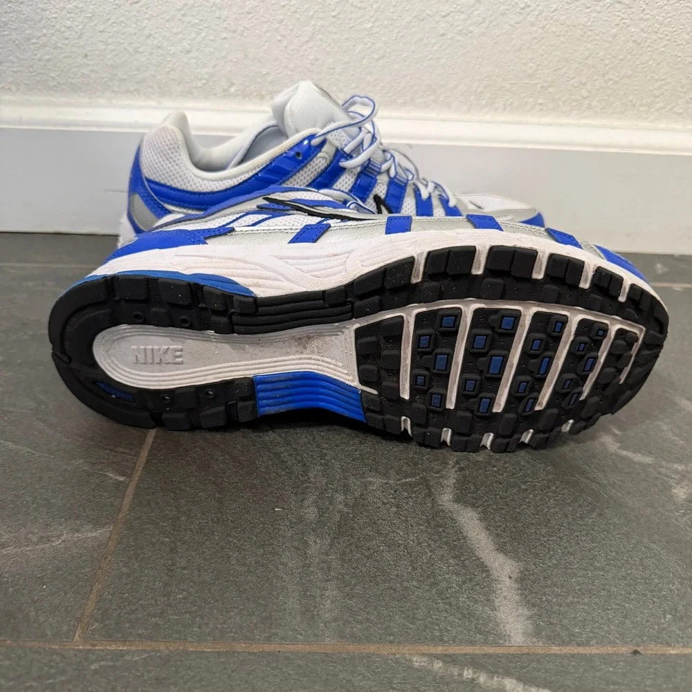 Nike P-6000 Bowerman Series White Varsity Royal Silver CD6404-403 Mens Size 8